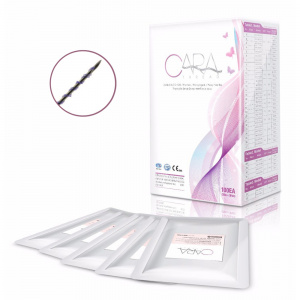 Мезонити косички, скрученные в спираль Cara TH26G*38 (длина 50мм) (1 уп/20 шт.)Twist Screw,Hurricane