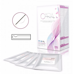 Мезонити линейные Cara МВ30G*25,4 на L-канюле (длина нити 30мм) (1 уп./20 шт.) Mono eye